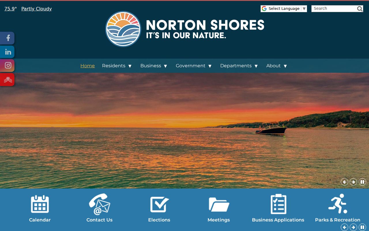 Norton Shores neighbors city geography and civic context