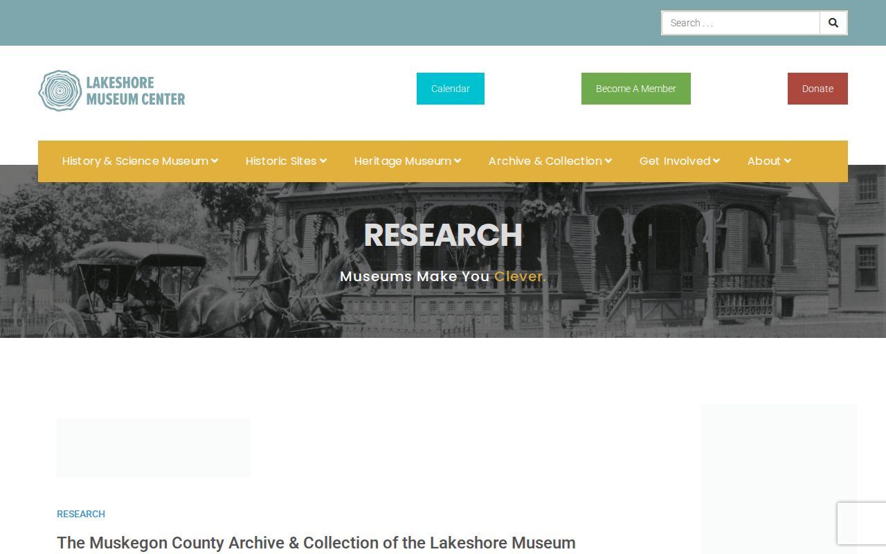 Norton Shores previous residents research in Lakeshore Museum archives